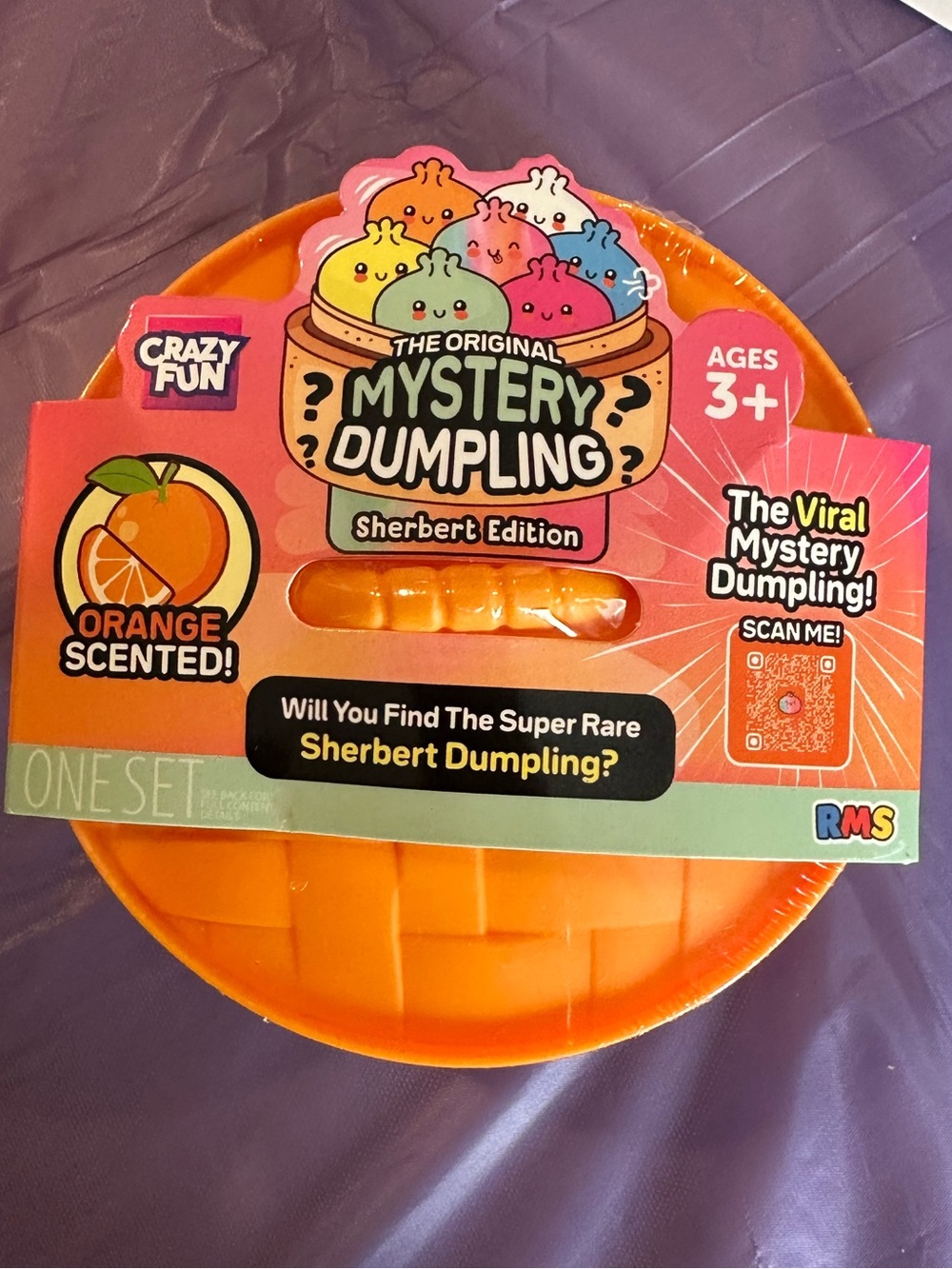 NEW RMS Crazy Fun Mystery Dumpling Bao Bun Squishy – Sherbet Edition NIB